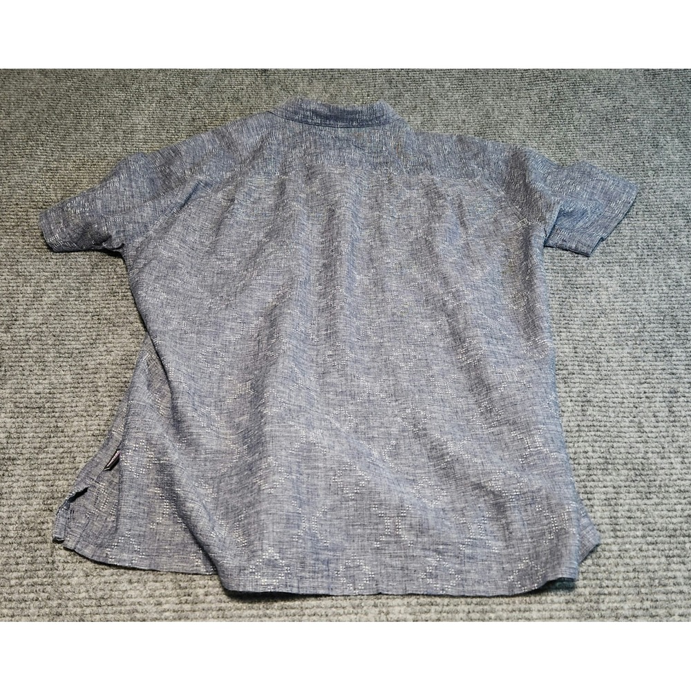 Pendleton Mens Blue Gingham Cotton Button Down Sh… - image 1